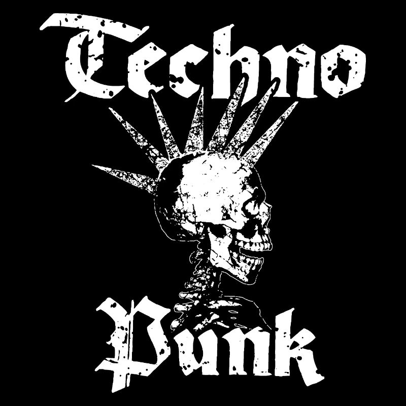 Techno Punk Skelett