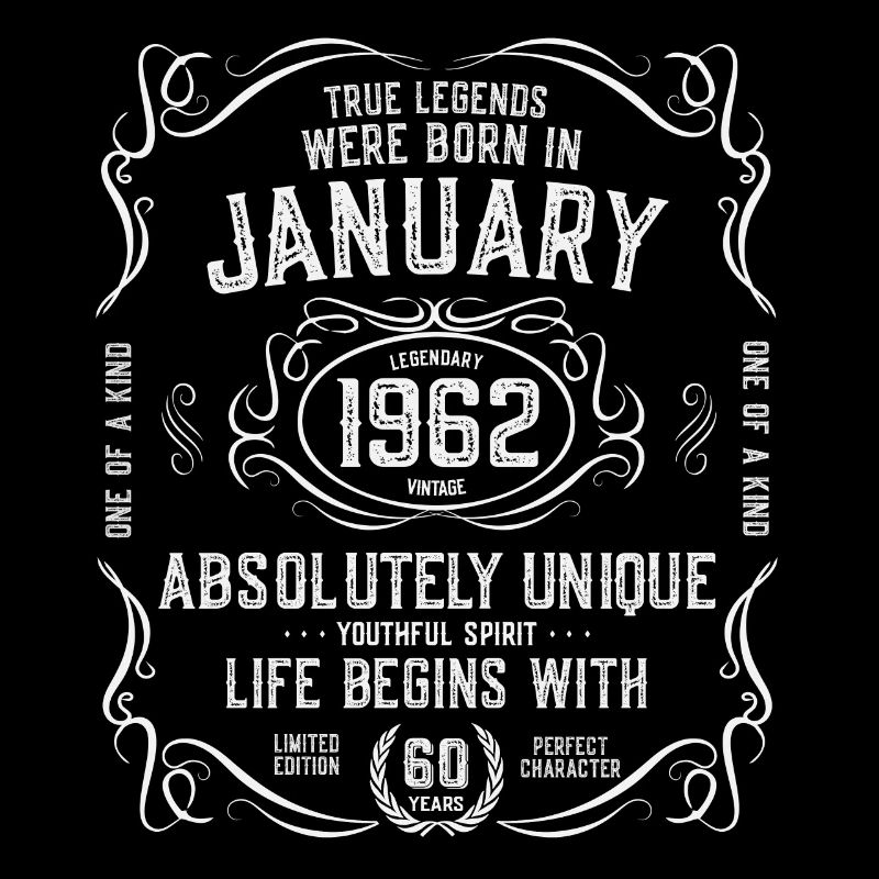 1962 Januar 60 Jahre