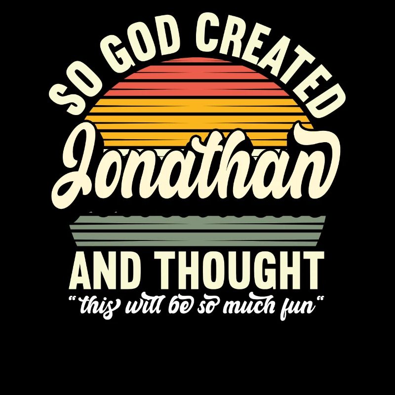 Jonathan Name Geschenk Geburtstag