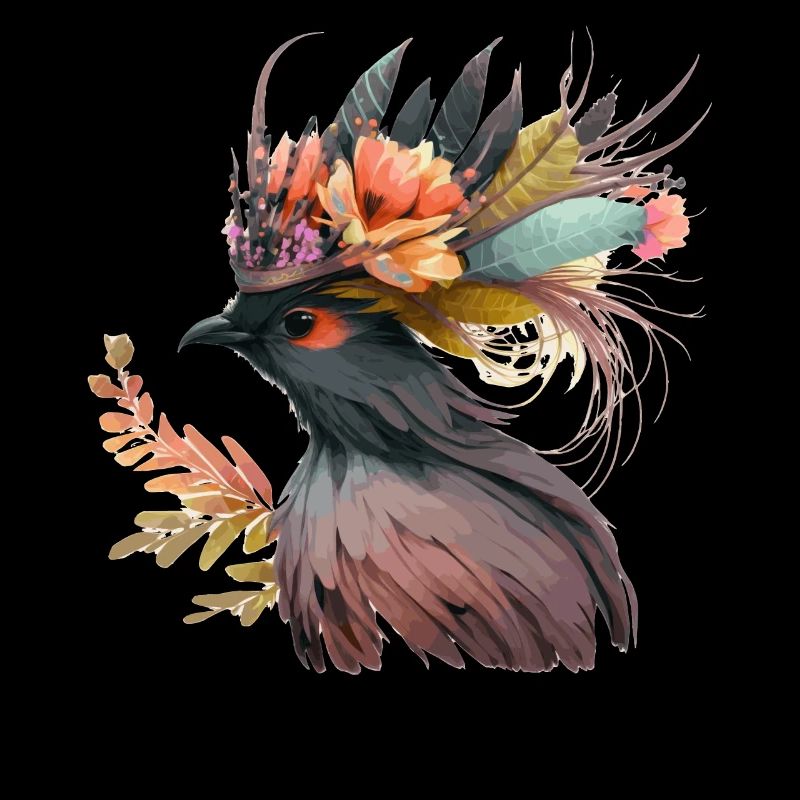Mignon Oiseau De Paradis Fleur Fleur Couronne Oiseaux de compagnie