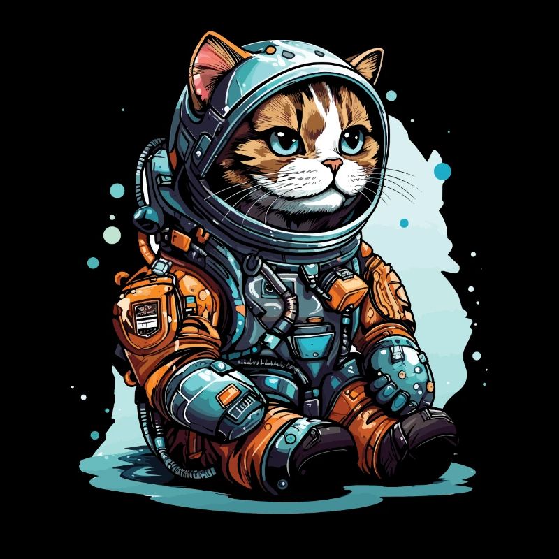 Cat Astronaut Helmet Space Explorer Astronauts Cat