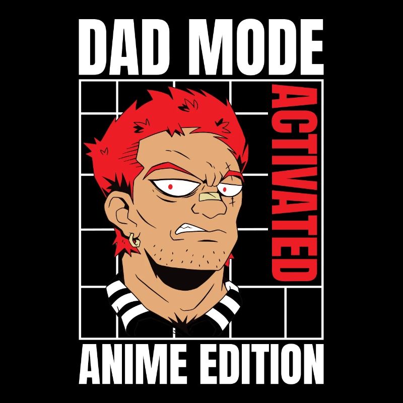 Dad Mode Activated Anime Edition Cool Otaku Anime