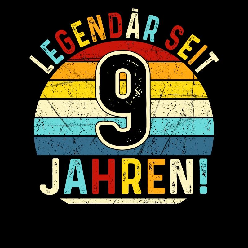 9 Jahre Geschenk 9. Geburtstag Junge Mädchen