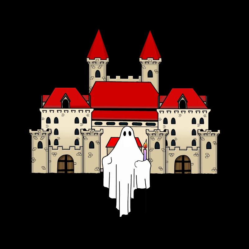 Castle Ghost Spooky Spooky Midnight Haunted