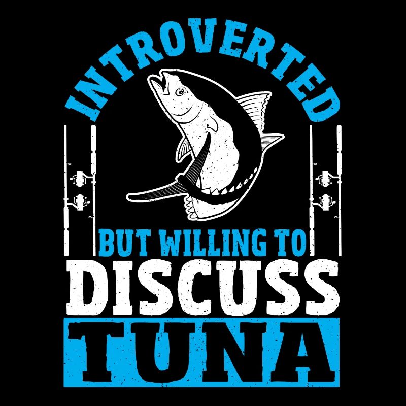 Thunfischfischen Introvertiert, aber bereit, über