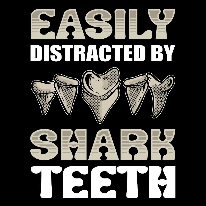 Facilement distrait par les dents de requin Dent