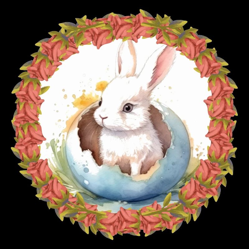 Lapin de Pâques Oeuf de Pâques Lapin de Pâques Oeuf de lapin