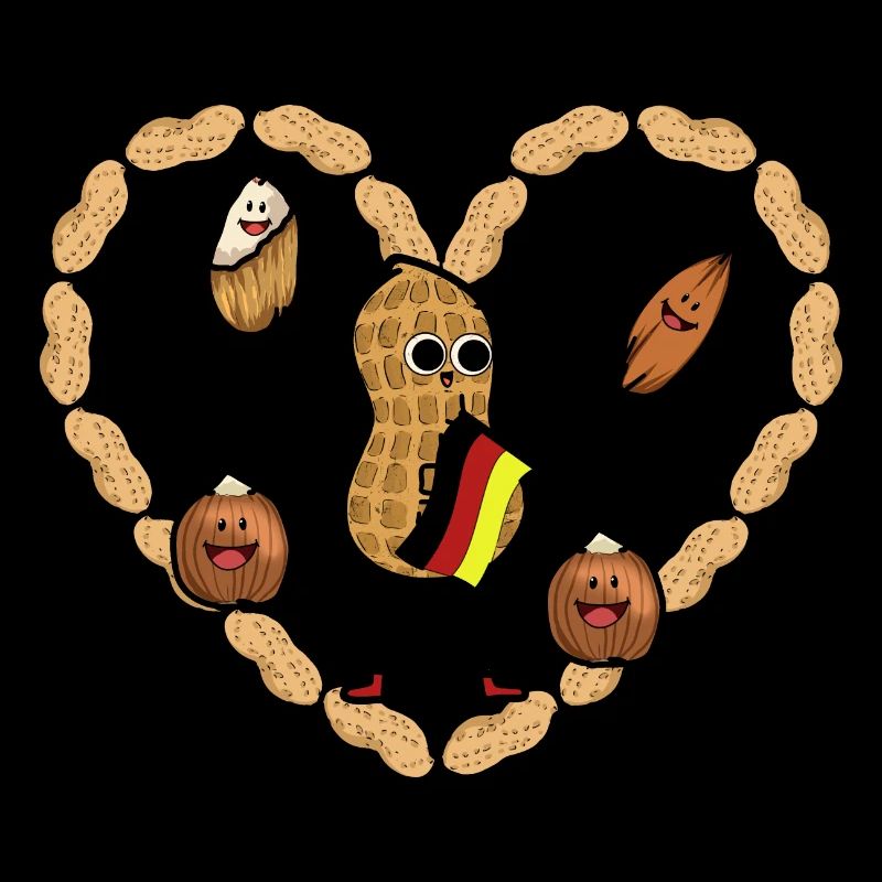 German Nut Peanut German Flag Nuts