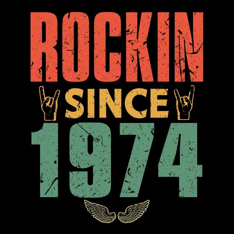 Geburtstag 1974 Spruch Rock