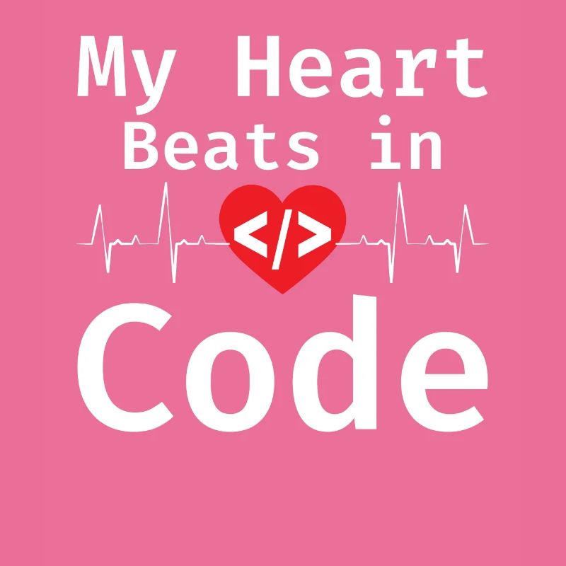 My Heart Beats In Code Programmer Humor Programmin