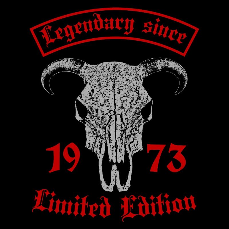 Legendary since 1973 Stier Skull