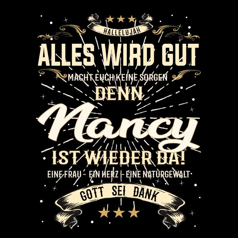 Alles wird gut denn Nancy Ist da Outfit