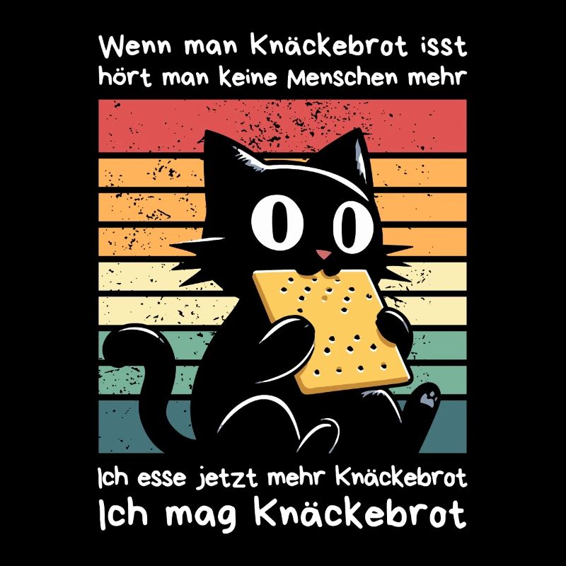 Menschen überhören - Schwarze Katze Sarkasmus