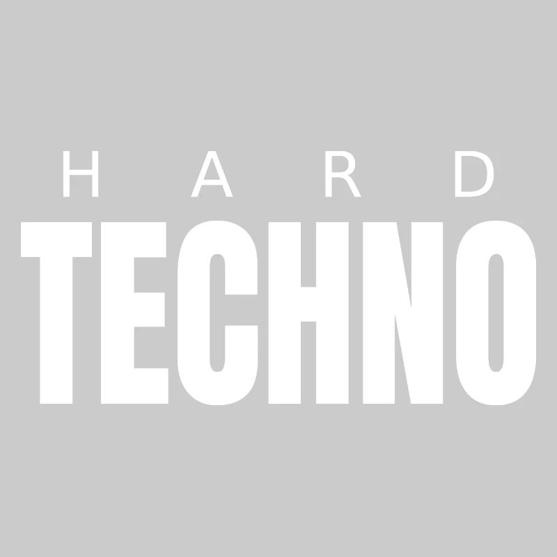 Hard Techno Back Print