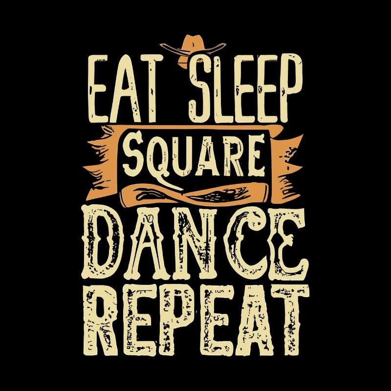 Manger Dormir Répétition de la danse carrée