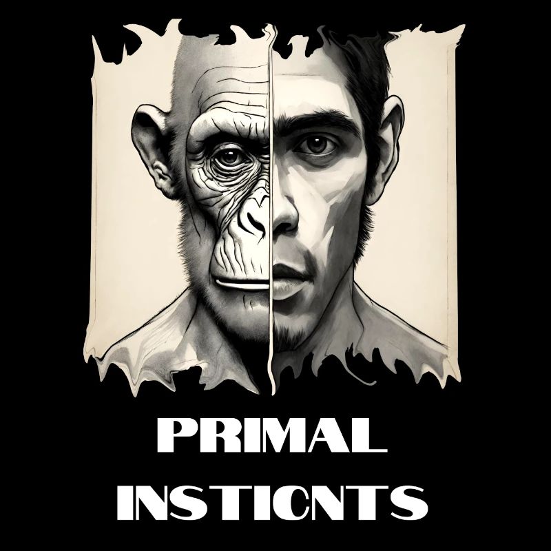 Human primal insticnts half man