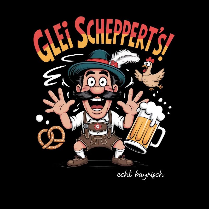 Glei scheppert´s. Echt Bayrisch Bayern