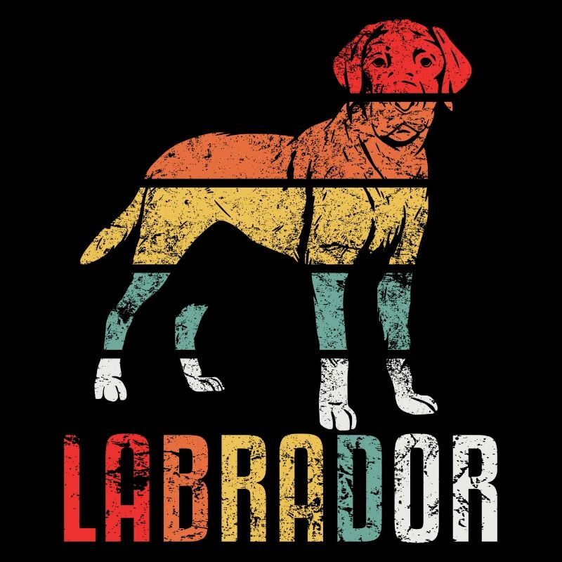 Labrador Labbi Vintage Retro