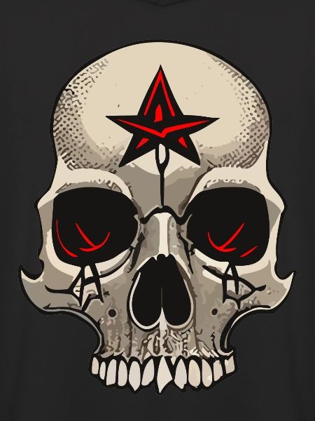 Evil vector skull