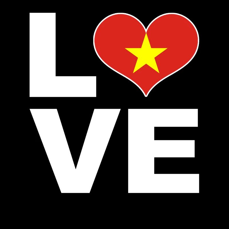 I love Dsa heart flag Dsa