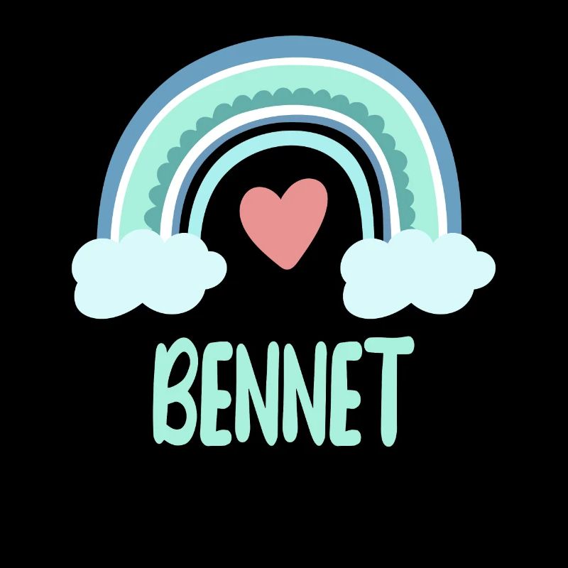 Bennet Name Regenbogen Baby