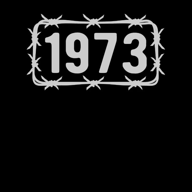 Birthday born 1973 Barbed wire