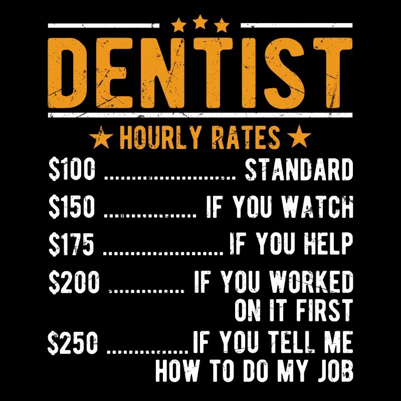 Salaire horaire du dentiste