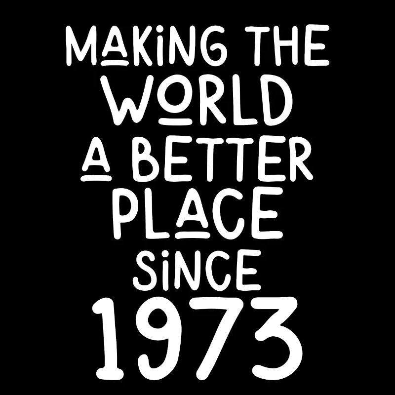 Making the World a better place since 1973
