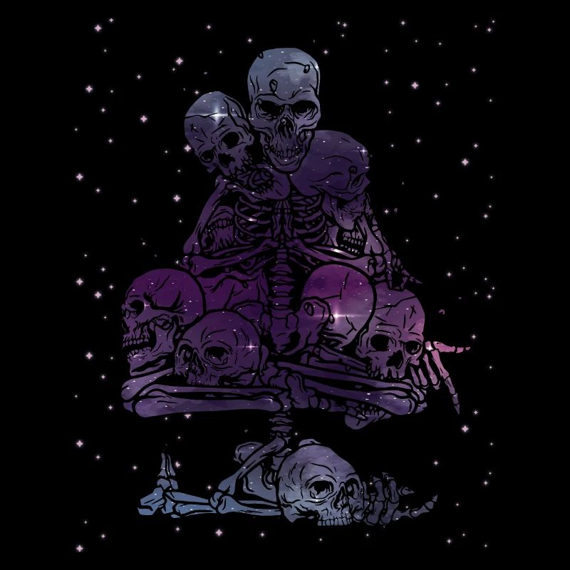 Celestial Skeletons Mysticism Graphic