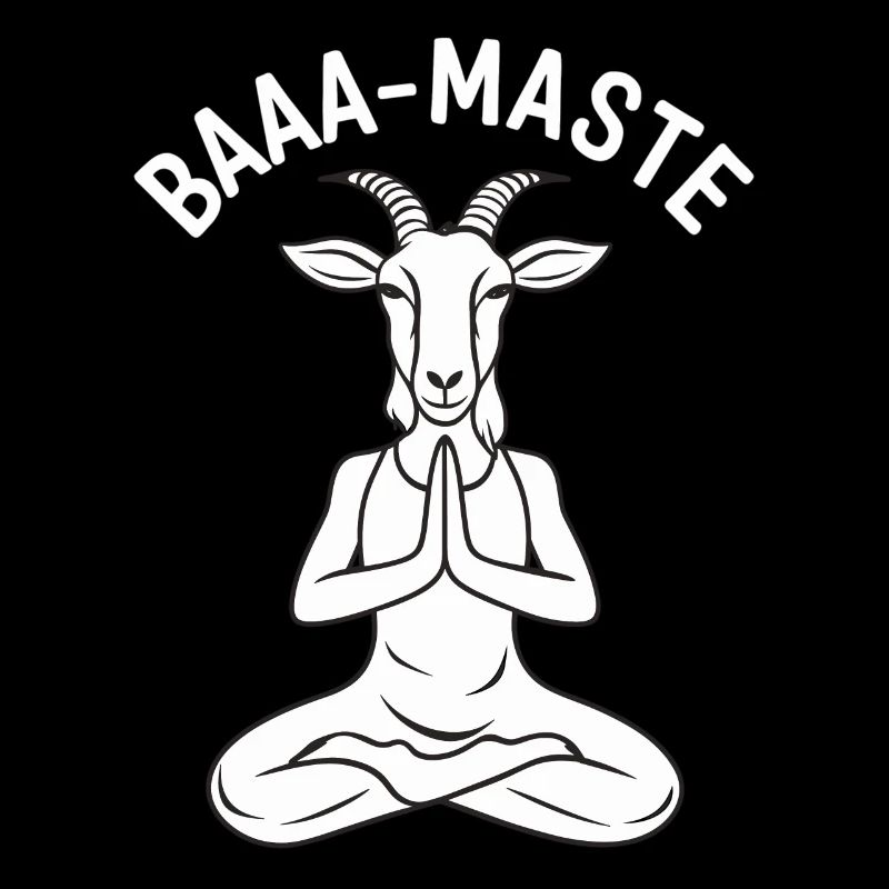 Baaa Mast Pose de yoga de chèvre détendue