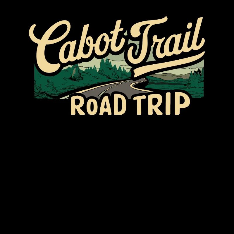 Paysage de road trip sur la piste Cabot
