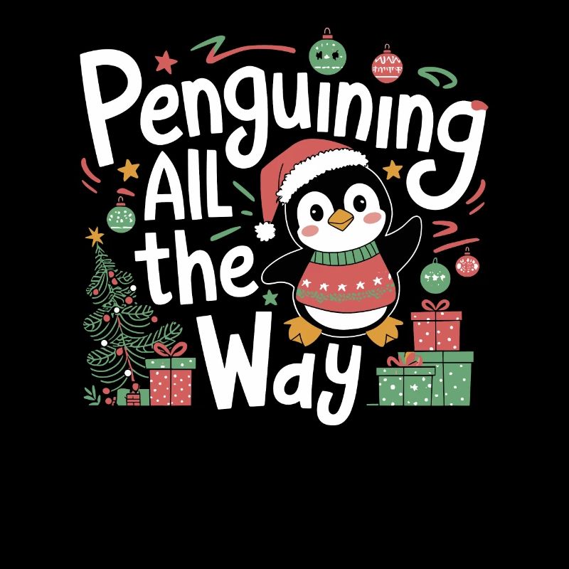 Penguin Christmas - Penguining All The Way
