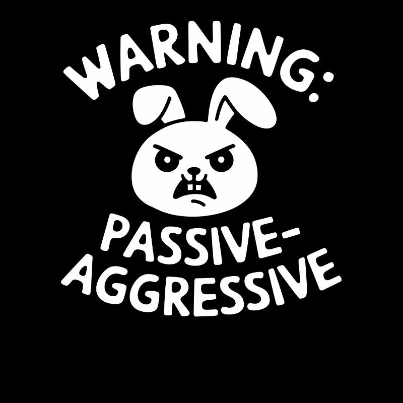 Warning: Passive-Aggressive Bunny Humor