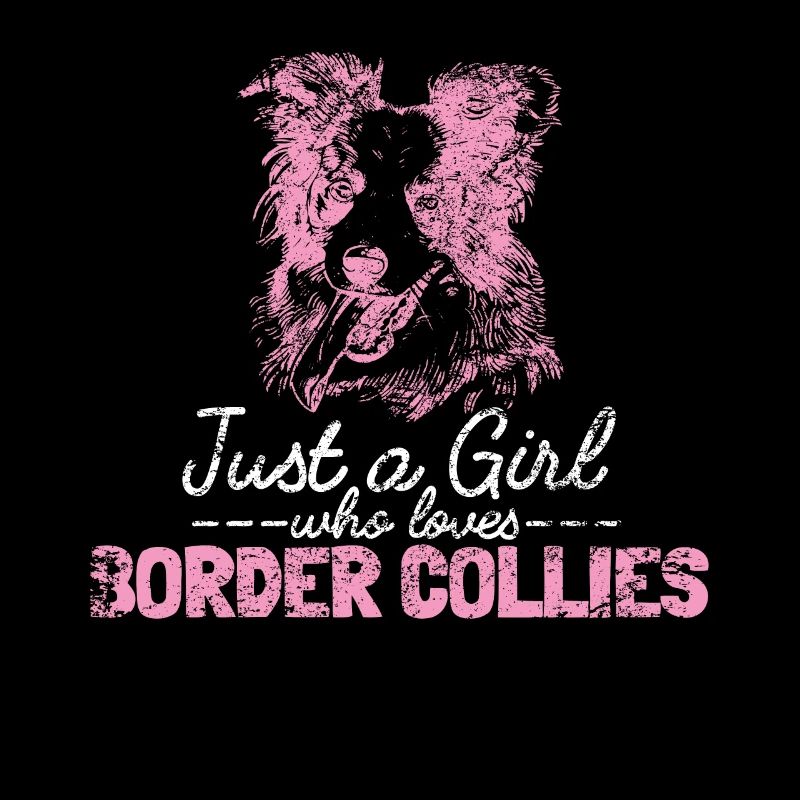 Conception unique de border collie pour