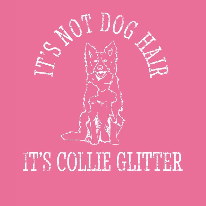 Conception unique de border collie pour