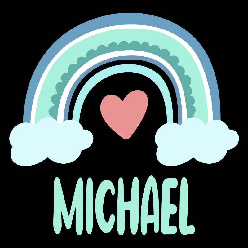 Michael Name Rainbow Baby