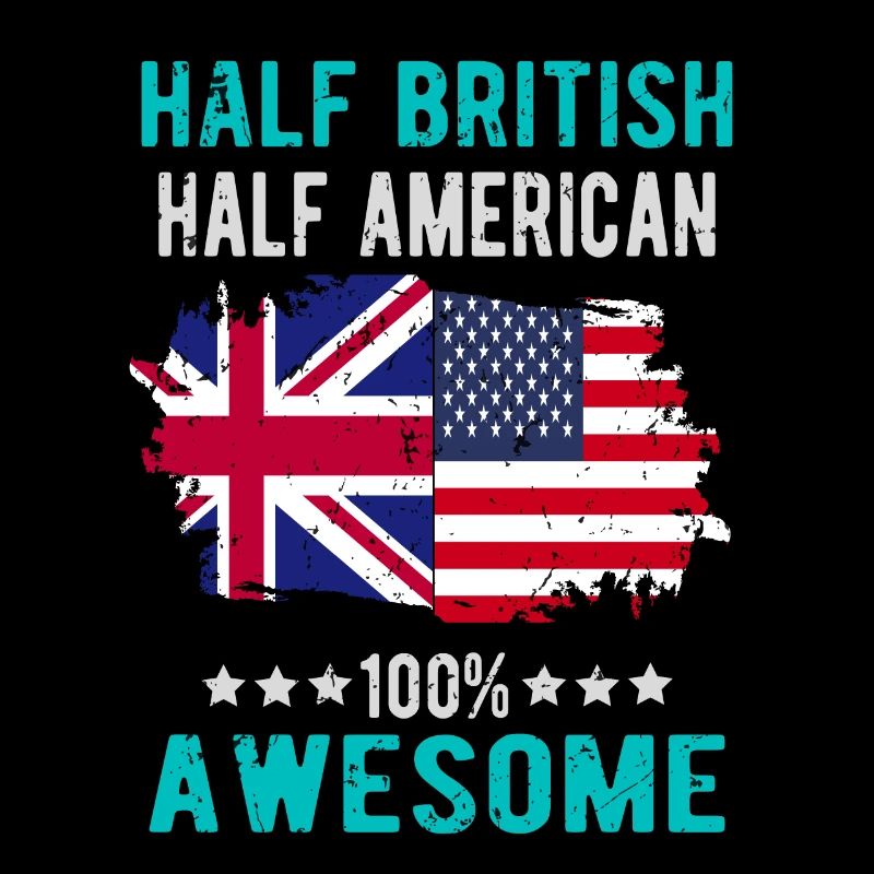 Moitié britannique moitié américain