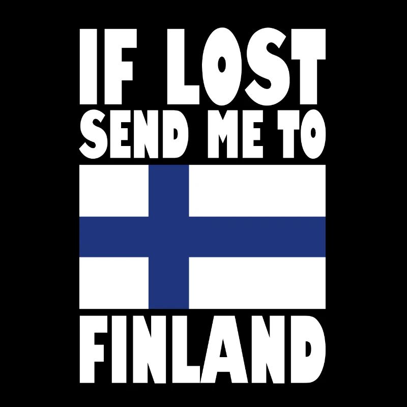 Finnland Flagge Spruch