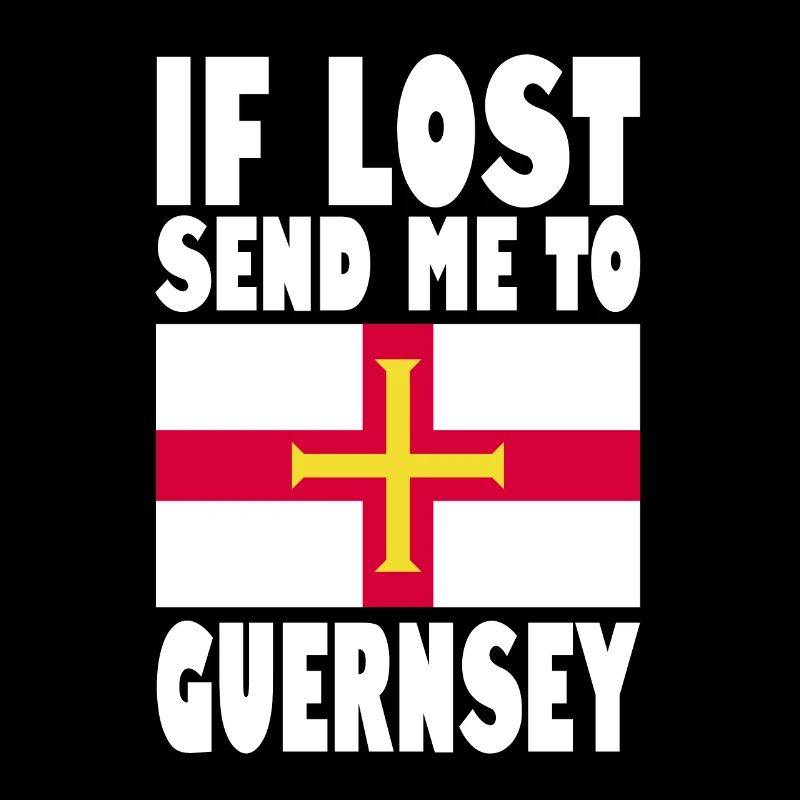 Guernsey Flagge Spruch