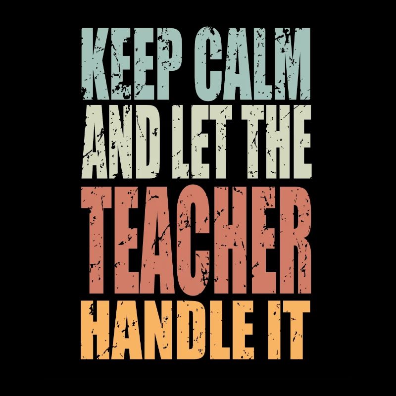 Keep Calm Lehrer Spruch Lehrer Geschenk