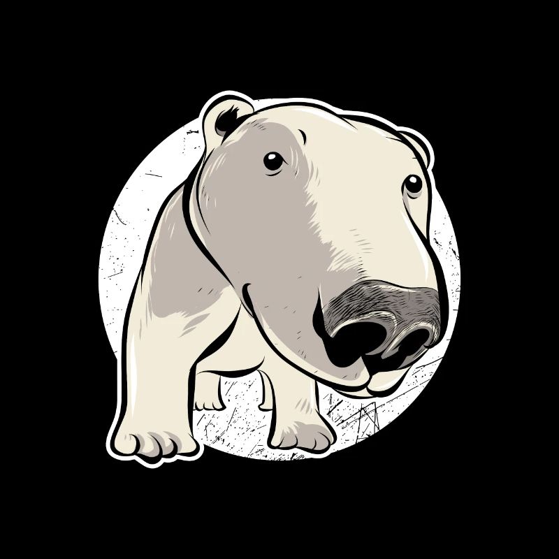 funny polar bear