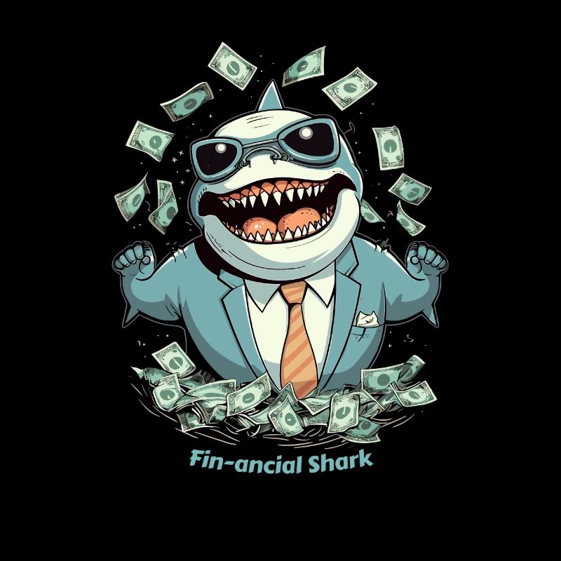 Requin fin-ancial | Chemise de fan de requin