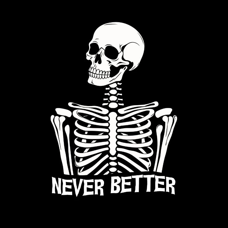 Sarcastic Halloween Skeleton Shirt