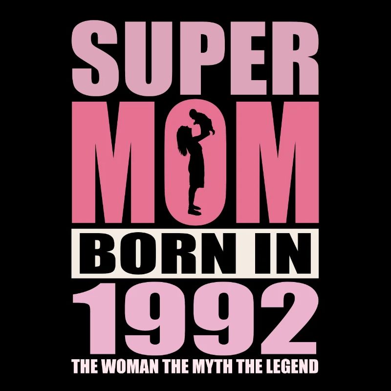 Mama Geburtstag 1992 | Super Mom