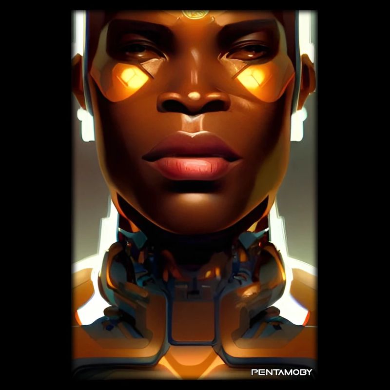 Cyborg Man Future Sci-Fi Machine Technology