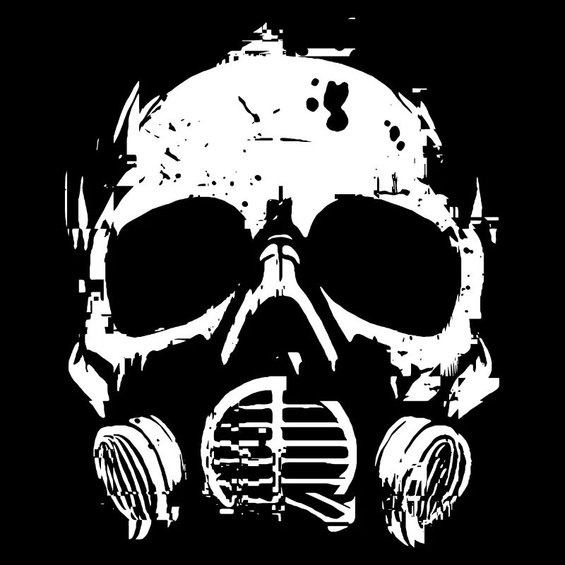 Masque à gaz - Crâne - Crâne