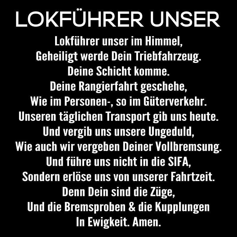 Lokführer Unser - Triebfahrzeugführer (Geschenk)