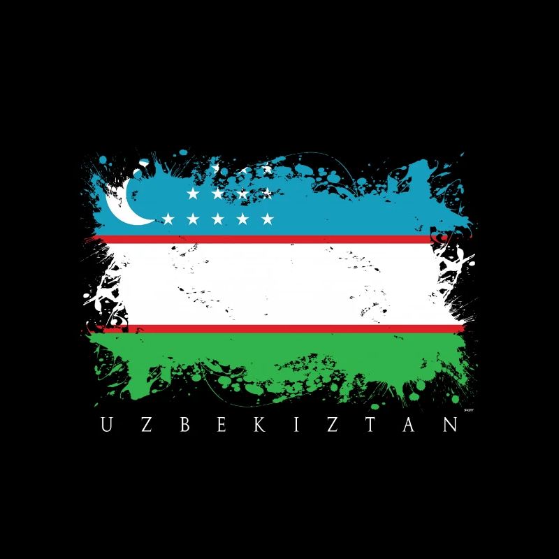 Drapeau de l'Ouzbékistan drapeau État de Tachkent Asie