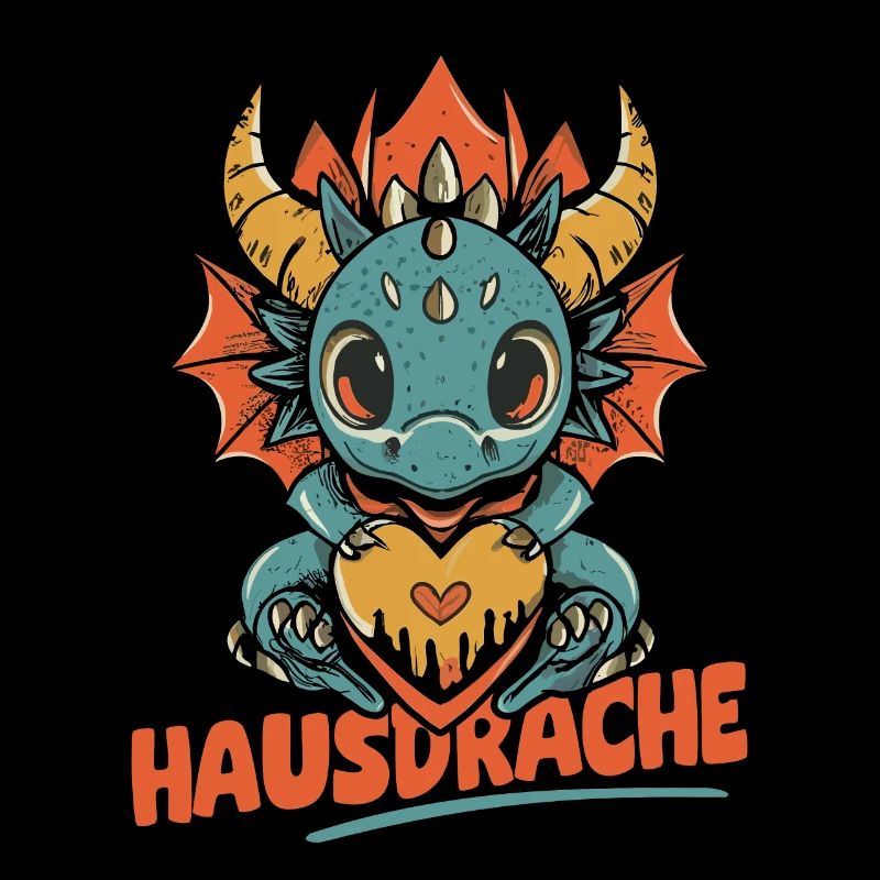 Hausdrache. Stark, Mutig und Unbesiegbar. Drache