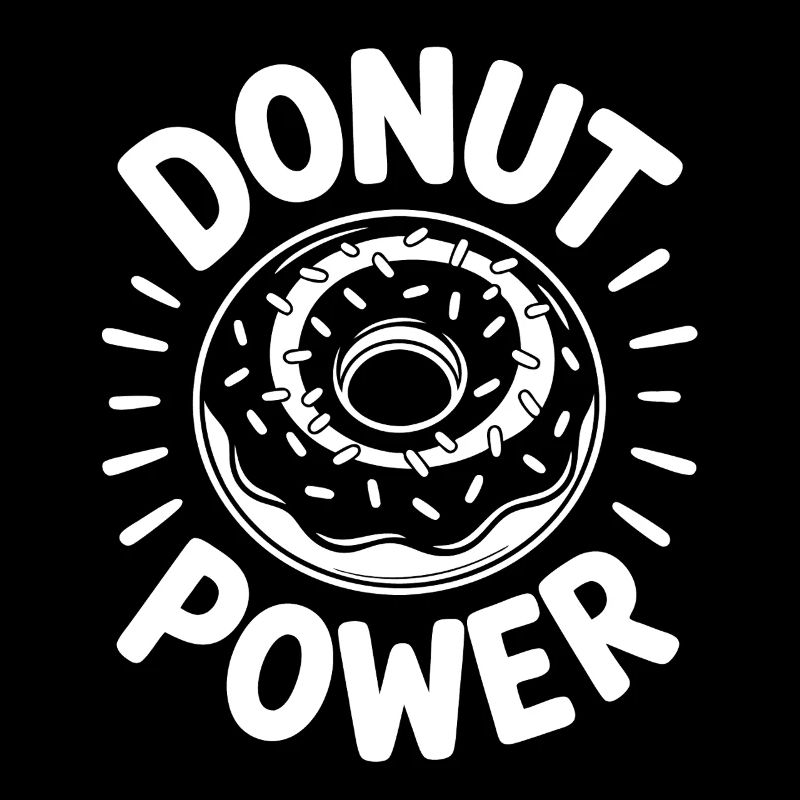 Donut Power Funny Donut Design